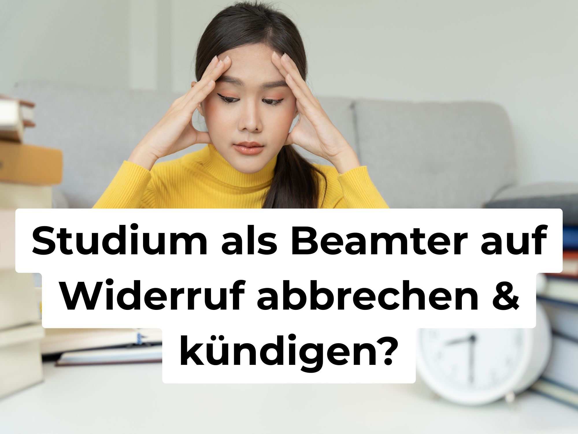 Studium und Ausbildung als Beamter auf Widerruf abbrechen und Kündigen (Antrag auf Entlassung)