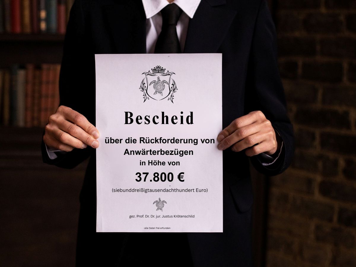 Rückforderung von Anwärterbezügen bei Entlassung auf eigenen Wunsch als Beamter