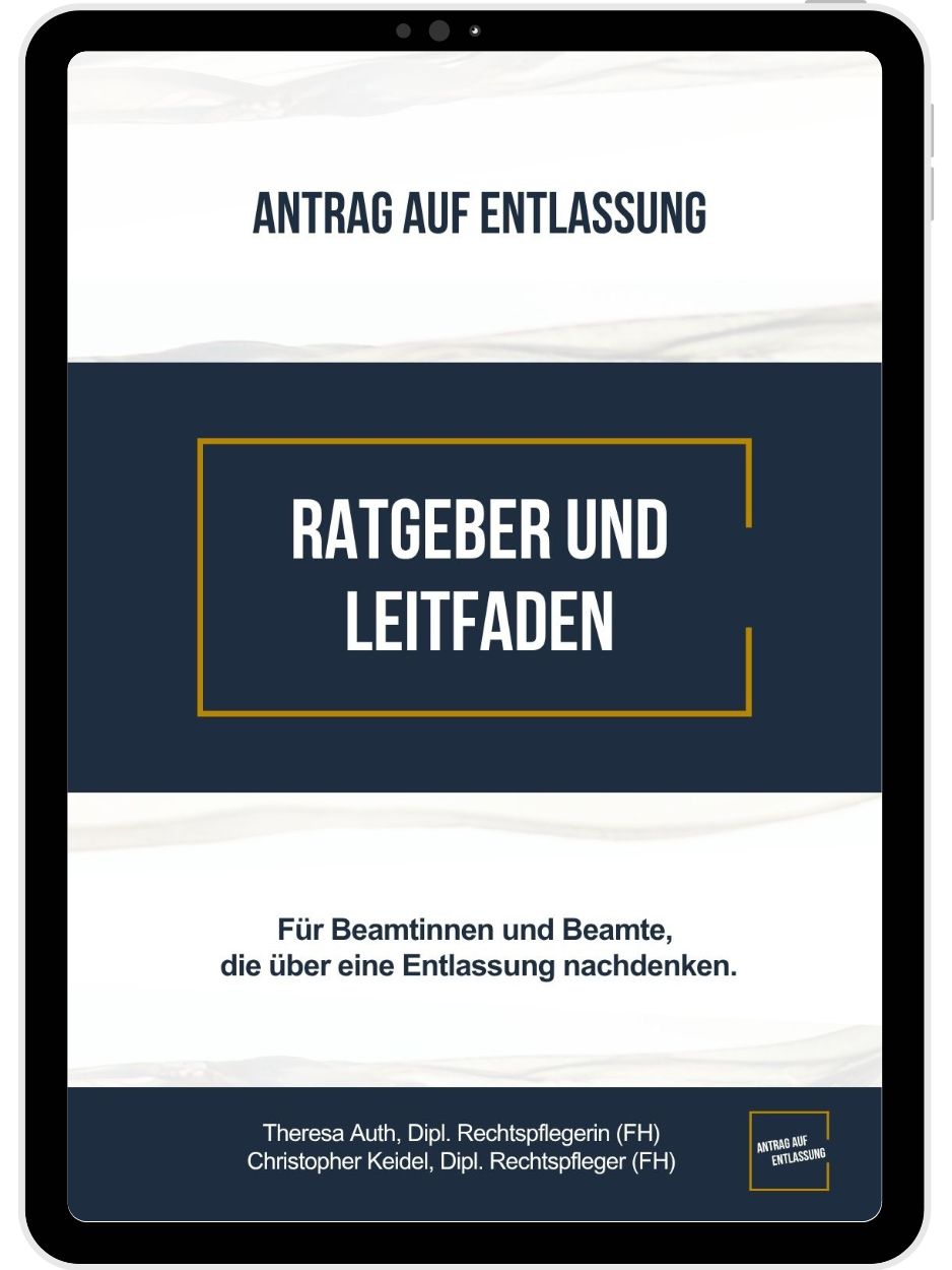 Leseprobe Ratgeber & Leitfaden für Beamte zum Thema Antrag auf Entlassung - Titelblatt
